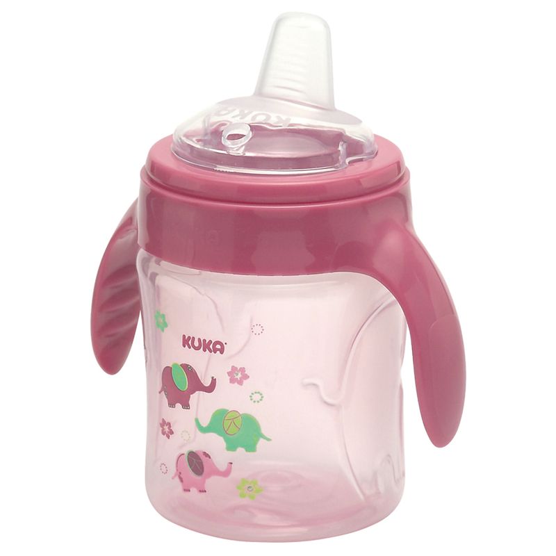 Caneca Kuka Treinamento Decorada Color Fun Rosa 200ml