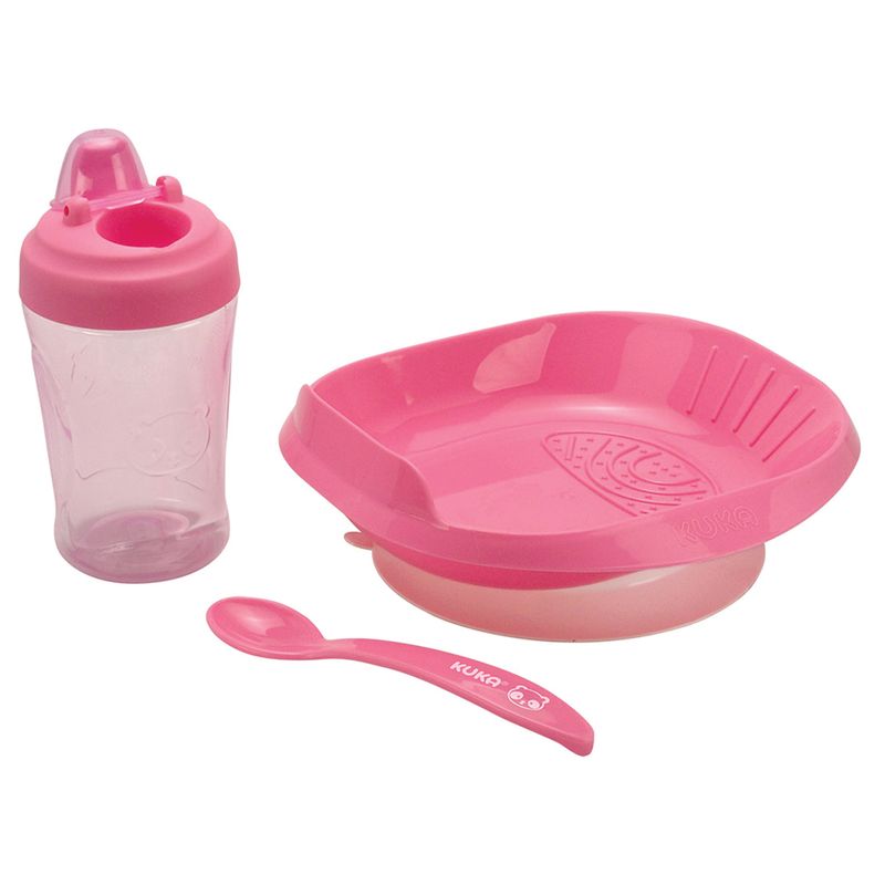 Kit Refeicao Kuka Rosa