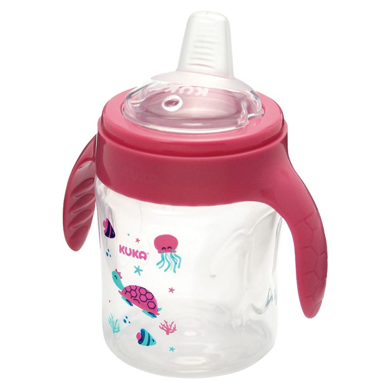 Caneca Treinamento Decorada Fun Kuka Rosa 200ml