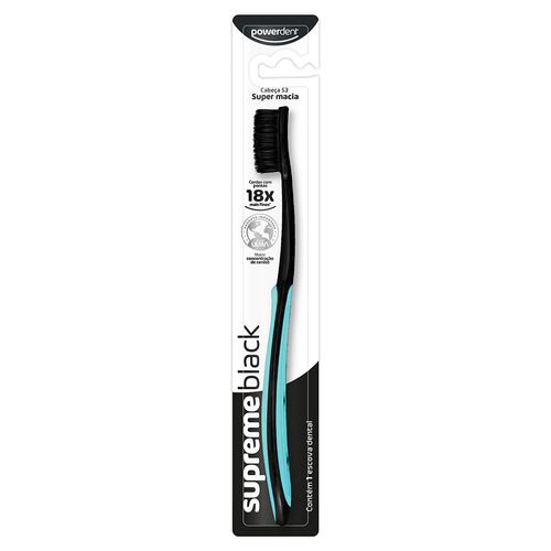 Escova Dental Powerdent Supreme Black