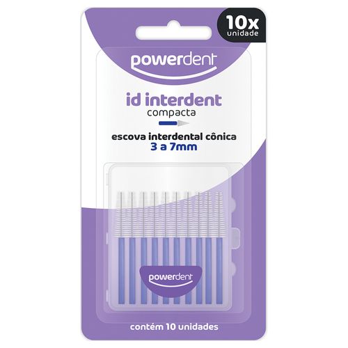 Escova Interdental Powerdent Cônica 3a7mm