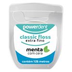 Fio-Dental-Powerdent-Classicfloss-Extra-Fino-125m