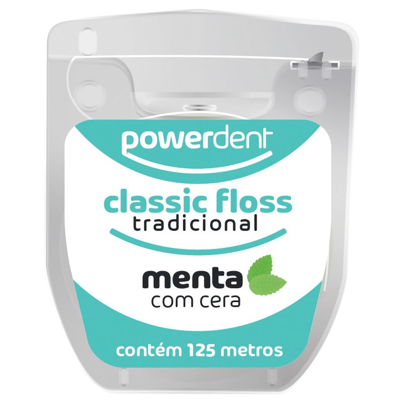 Fio Dental Powerdent Classicfloss Tradicional 125m