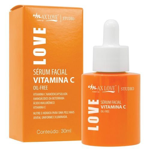 Max Love Sérum Vitamina C Nova Embalagem