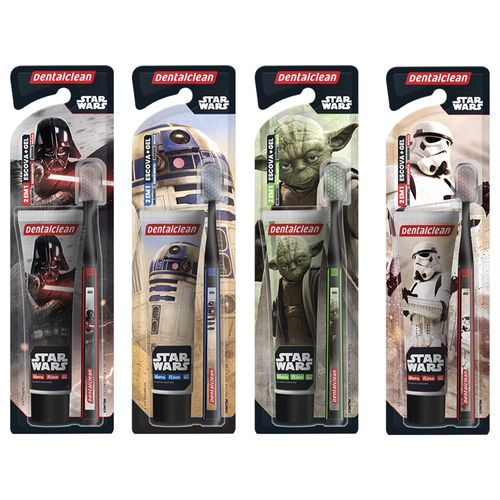 Kit Star Wars Dental Clean (Gel Dental 50g+Escova Macia)