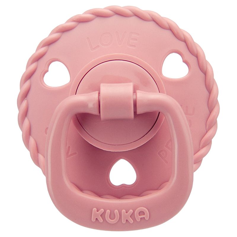 Chupeta-Classic-Kuka-N1-Bico-Redondo-Rosa