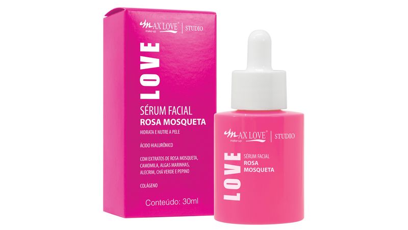 イヴ セロム 30ml Sérum De Rosa Mosqueta Max Love Nova Embalagem
