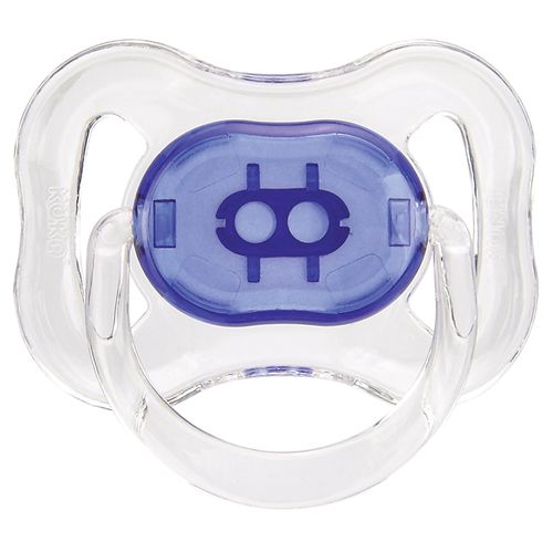 Chupeta Cristal Kuka N1 Bico Universal Azul Marinho