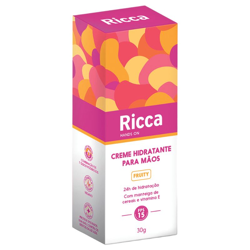 Creme-Hidratante-de-Maos-Ricca-Fps-15-Fresh-Fruity