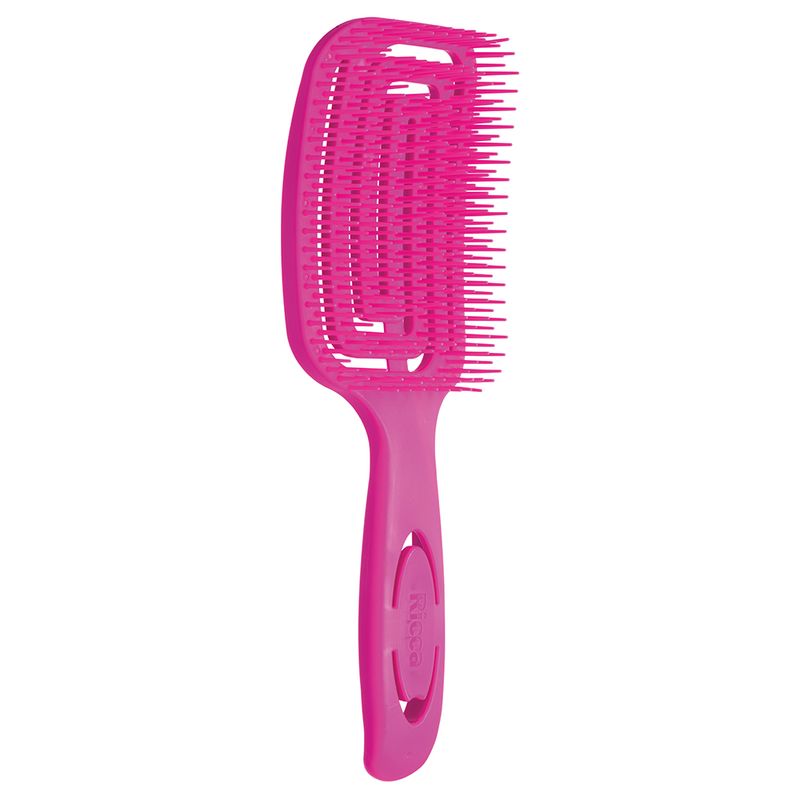 Escova-De-Cabelo-Ricca-Flex-Wet-Dry-Rosa