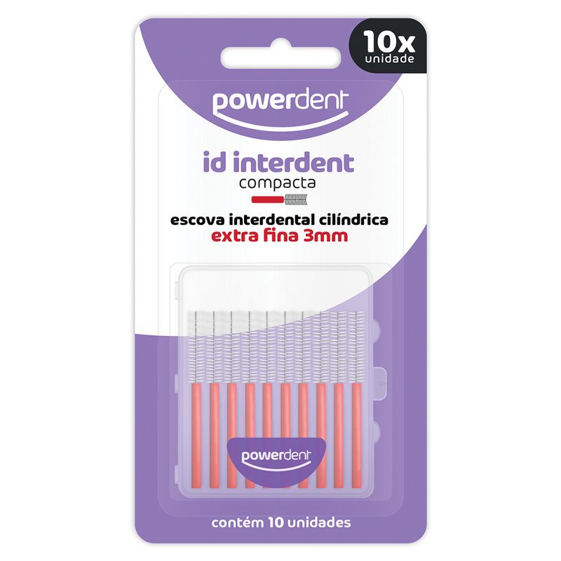 Escova Interdental Powerdent Extra Fina 3mm
