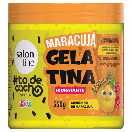 Gelatina Salon Line Kids #TDC Hidratante De Maracujá 550g