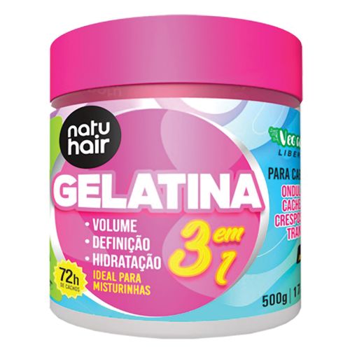 Gelatina Natuhair 3 em 1 500g