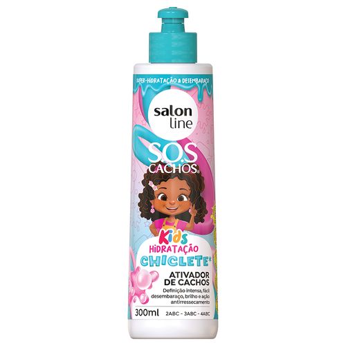 Ativador de Cachos Salon Line Kids Hidratação Chiclete 300ml
