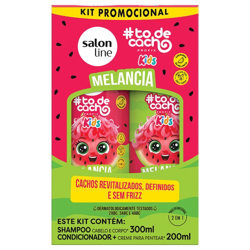 Kit #TDC Kids Salon Line Melancia (Shampoo+Condicionador)