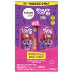 Kit--TDC-Kids-Salon-Line-Uva--Shampoo-Condicionador-