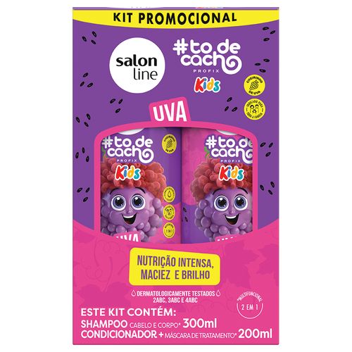 Kit #TDC Kids Salon Line Uva (Shampoo+Condicionador)