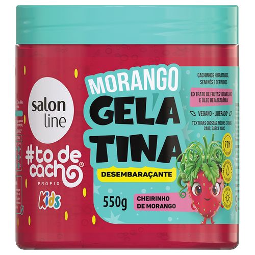 Gelatina #TDC Kids Desembaraçante Salon Line Morango 550g