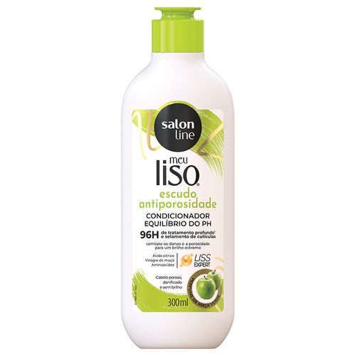 Condicionador Salon Line Meu Liso Escudo Antiporosidade 300ml