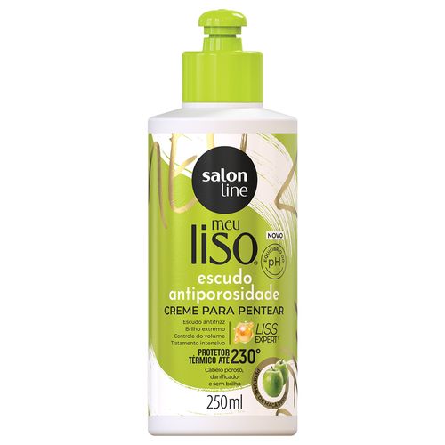 Creme para Pentear Salon Line Meu Liso Escudo Antiporosidade 250ml