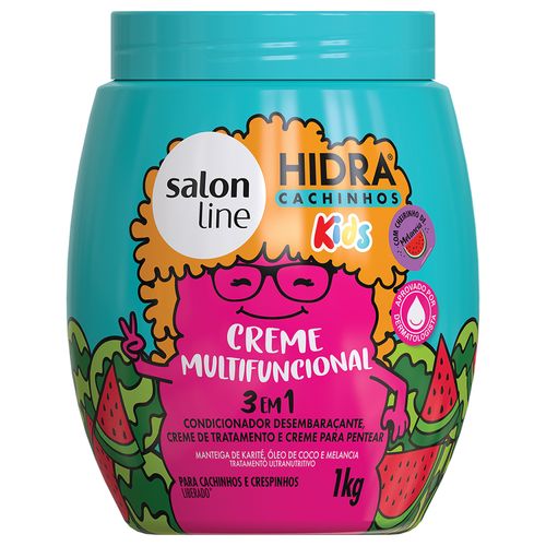 Creme 3em1 Salon Line Kids Hidra Cachinhos 1kg