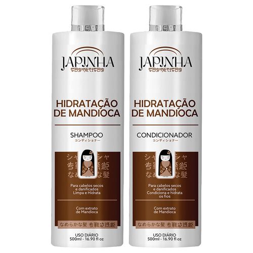 Kit Japinha Mandioca (shampoo+condicionador) 500ml