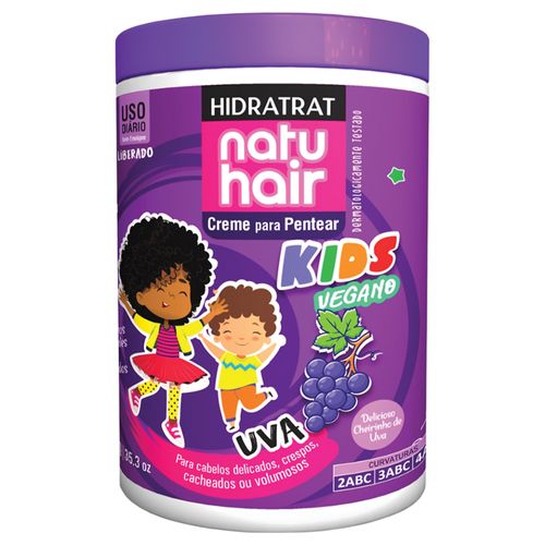 Creme de Pentear Natuhair Kids Uva Vegano 1kg