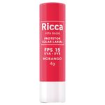 Protetor-Labial-Ricca-de-Morango-FPS-15-com-Blister