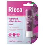 Protetor-Labial-Ricca-de-Amora-FPS-15-com-Blister