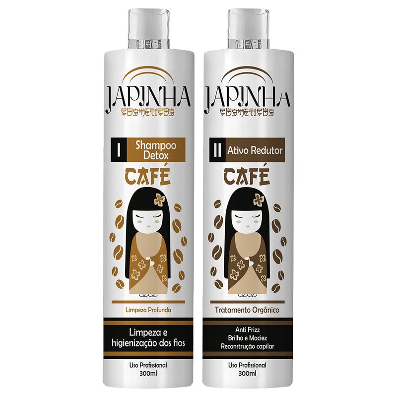 Kit Japinha Organico de Cafe -Shampoo- Redutor- 300ml