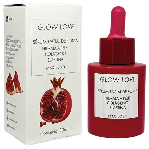 Max Love Sérum Facial Glow Love Romã 30ml