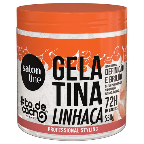 Gelatina Capilar Salon Line #Todecacho Linhaça Definição E Brilho 550g