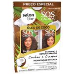 Kit-Salon-Line-S-O-S-Cachos-Oleo-de-Coco--Shampoo---Condicionador--Hidratacao-Intensa-Cachos-e-Crespos