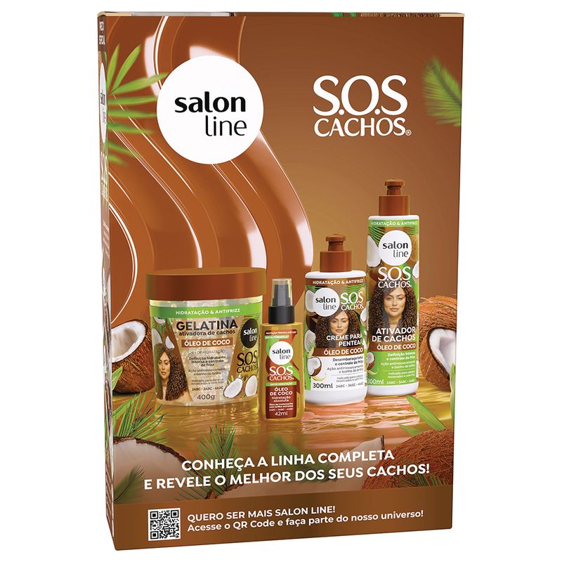 Kit-Salon-Line-S-O-S-Cachos-Oleo-de-Coco--Shampoo---Condicionador--Hidratacao-Intensa-Cachos-e-Crespos
