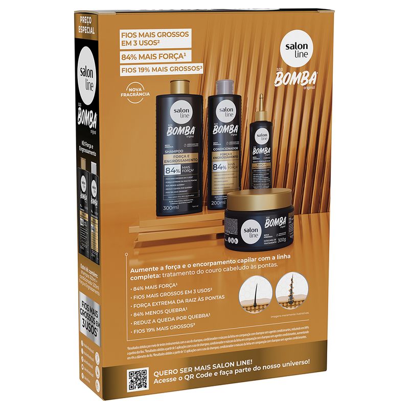 Kit-Salon-Line-Bomba-Forca-e-Engrossamento---Shampoo---Condicionador--