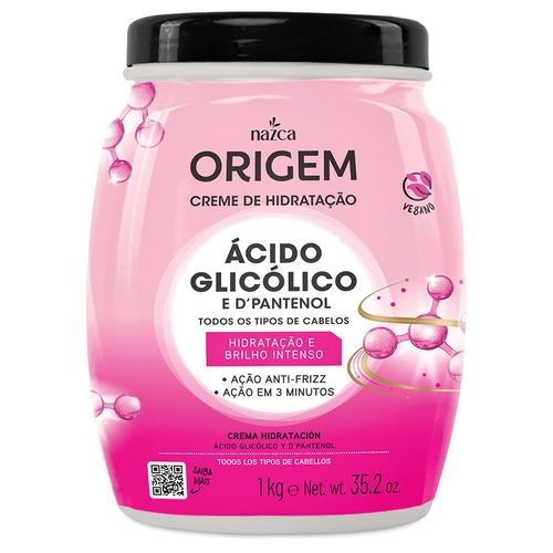 Creme de Hidratação de 1kg Origem Ácido Glicólico e D' Pantenol