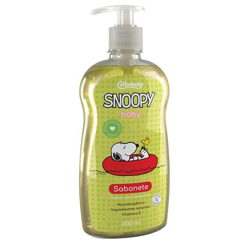 Sabonete Líquido Snoopy Baby Gotas Camomila 400ML