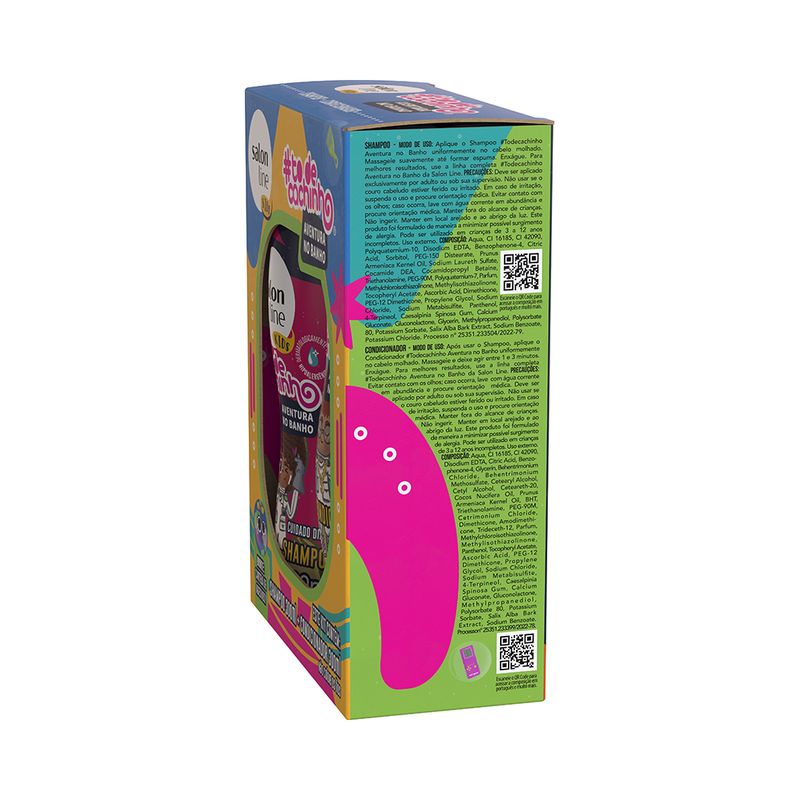 Kit-Salon-Line--Todecachinho-Kids-Aventura-No-Banho--Shampoo---Condicionador--300ml