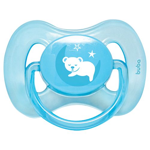 Chupeta Buba Comfort Tamanho 1 Ursinho Azul