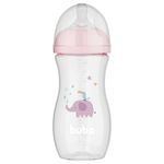 Mamadeira-Buba-Easy-Flow-330ml-Elefante-Rosa