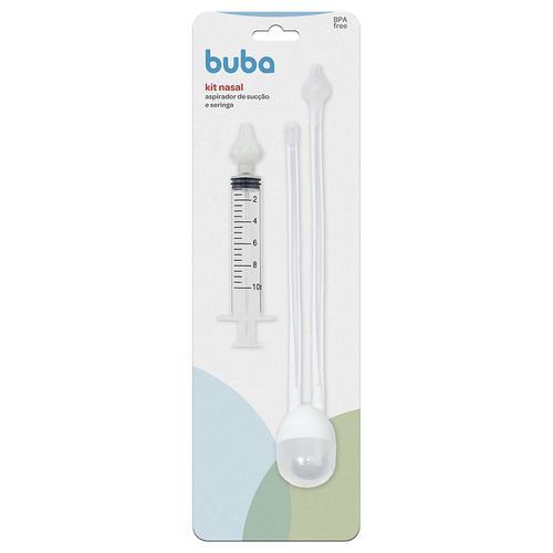 Kit Higiene Nasal Buba Aspirador + Seringa