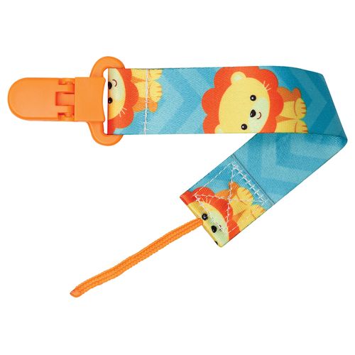Prendedor De Chupeta Buba Animal Fun Leão