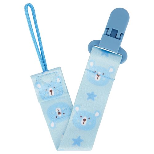 Prendedor de Chupeta Buba Ursinho Azul