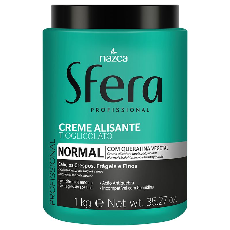 Creme-Alisante-Nazca-Sfera-Profissional-Normal-1kg