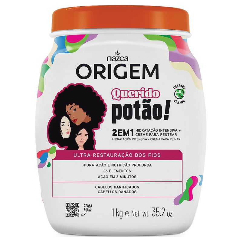 Creme-De-Hidratacao-Intensiva---Creme-Para-Pentear-2em1-Nazca-Origem-Querido-Potao-1kg