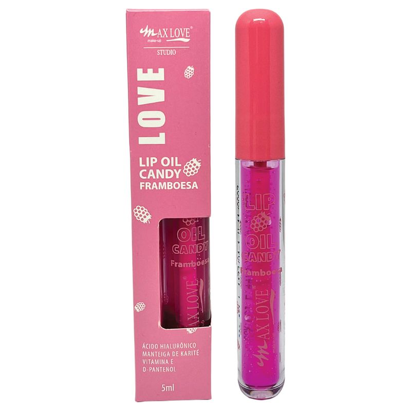 Max Love Lip Oil Candy Cor 601 Framboesa