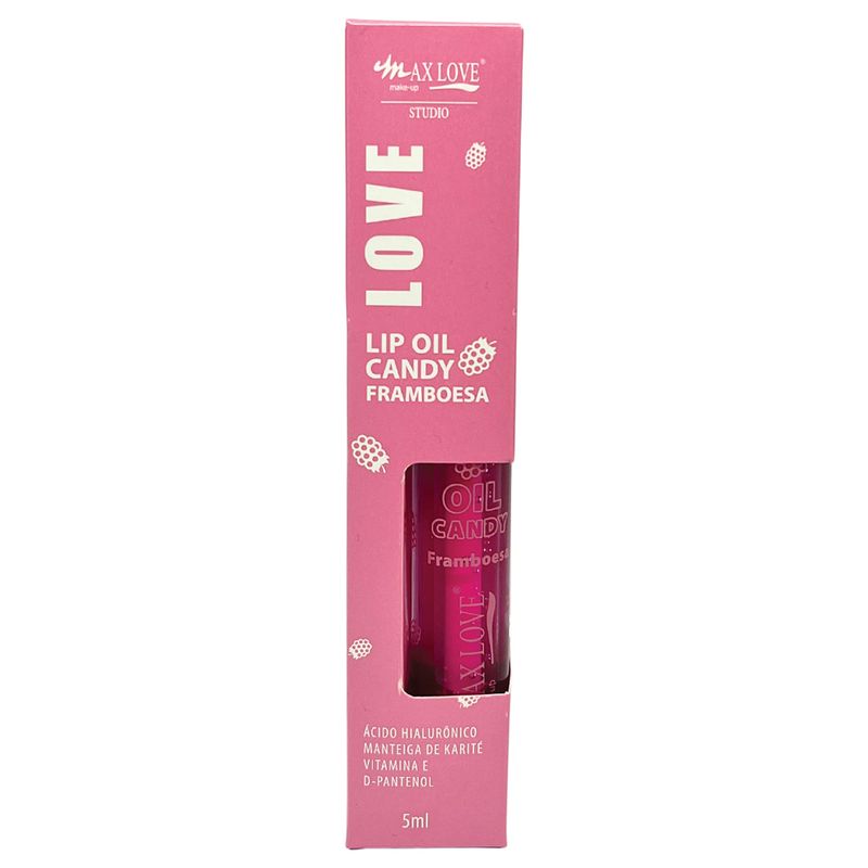 Max Love Lip Oil Candy Cor 601 Framboesa