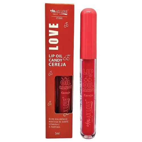 Max Love Lip Oil Candy Cor 606 Cereja