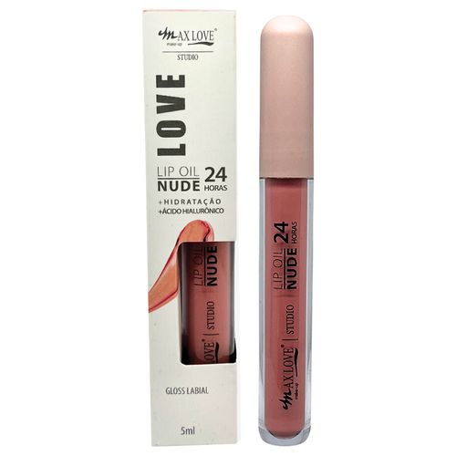 Max Love Lip Oil 24h Nude Cor 802
