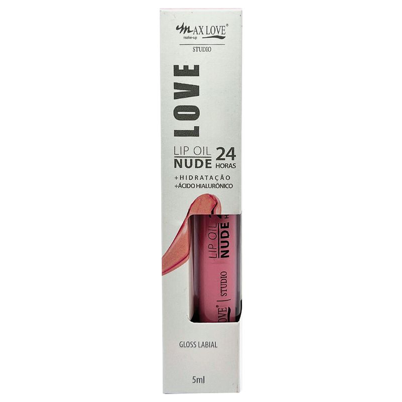 Max Love Lip Oil 24h Nude Cor 805